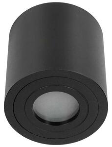 Downlight LAMPA sufitowa Rullo Nero IP44 Orlicki Design OPRAWA metalowa tuba czarna - czarny