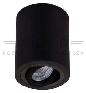 Spot LAMPA sufitowa Rullo Nero Orlicki Design regulowana OPRAWA metalowa downlight tuba czarna - czarny