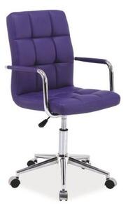 Fotel dla dziecka Q-022 fioletowy/ekoskóra SIGNAL