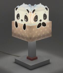 Panda lampka nocna 1-punktowa różowa 63161S