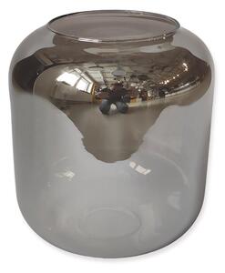 Klosz szklany Beczka D145 transparentny dymiony