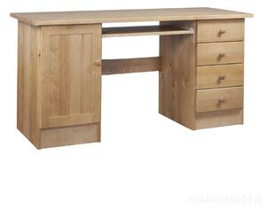 Biurko drewniane III Modern 4-szuflady