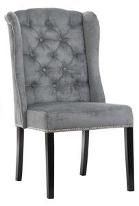 Eleganckie krzesło tapicerowane JOHN z pikowaniem