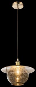 LAMPA wisząca 69030H Globo szklana OPRAWA vintage ZWIS kula ball brąz antyczny przezroczysta
