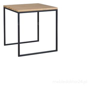 Stolik Kwadratowy 60x60 drewno i metal