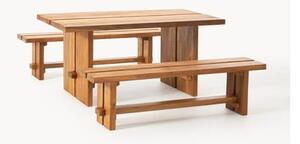Stół do jadalni z drewna tekowego Hugo, różne rozmiary