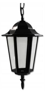 Victoria lampa wisząca ogrodowa 1-punktowa czarna