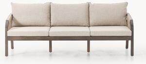 Sofa ogrodowa z drewna akacjowego Lu (3-osobowa)