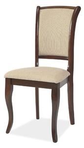 Krzesło MN-SC ciemny orzech/beżowe T01 SIGNAL