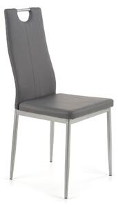 Krzesło tapicerowane K202 szare ekoskóra HALMAR