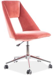 Krzesło obrotowe z designerskim siedziskiem aksamitnym Pax Velvet