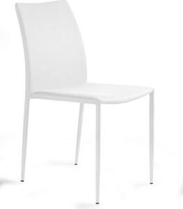 Krzesło DESIGN białe tkanina UNIQUE