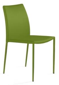 Krzesło DESIGN zielone ekoskóra UNIQUE
