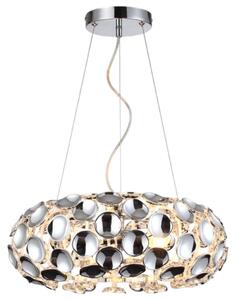 LAMPA wisząca FERRARA LP-17060/3P Light Prestige glamour OPRAWA owalny zwis chrom