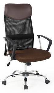 Fotel biurowy VIRE brązowy HALMAR