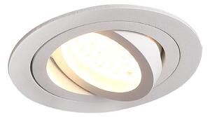 Podtynkowa LAMPA sufitowa SIGNAL I H0084 Maxlight metalowa OPRAWA oczko do zabudowy białe