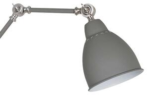 Kinkiet LAMPA ścienna SONNY MB-HN5011-1-GR Italux regulowana OPRAWA na wysięgniku reflektorek loft szary - szary