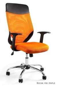 Fotel biurowy MOBI PLUS pomarańczowy UNIQUE
