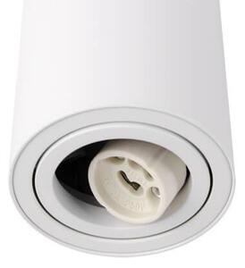 Downlight LAMPA sufitowa BEMOL 03537 Ideus natynkowa OPRAWA metalowy spot tuba biała - biały