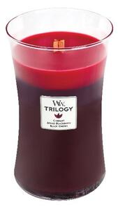 Świeca zapachowa Trilogy Sun Ripened Berries WoodWick duży wazon