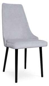 Krzesło tapicerowane COTTO VELVET jasny szary / PA05