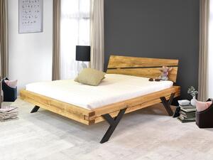 Łóżko drewniane dębowe Natural 10 160x200