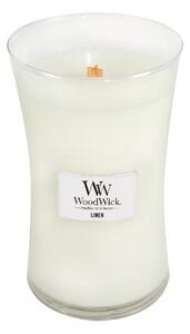 Świeca zapachowa Linen WoodWick duży wazon