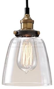 LAMPA wisząca CGSCAN2 COPEL industrialna OPRAWA szklany zwis francis getan loft przezroczysty