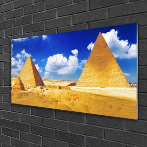 Obraz na Szkle Pustynia Piramidy Krajobraz