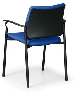Krzesło konferencyjne ROCKET z podłokietnikami, szary