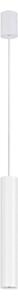 LAMPA wisząca EYE L 5455 Nowodvorski metalowa OPRAWA tuba zwis biała - biały