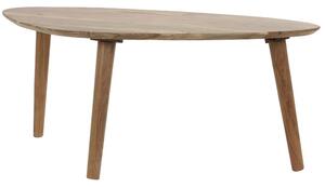 Skandynawski stolik kawowy z drewna Chevano naturalny