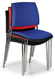 Krzesło konferencyjne CUBE, niebieskie
