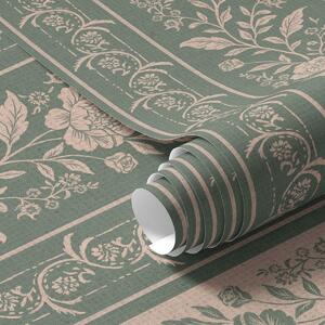 Tapety Pionowe paski z kwiatowym wzorem, Tapety Z kwiatami, a00273 : Uwalls.pl