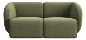 Zielona aksamitna sofa 174 cm Lani – Makamii