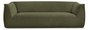 Zielona sztruksowa sofa 242 cm Giorgia – Bobochic Paris