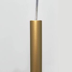 LAMPA wisząca SOPEL 33151 Sigma metalowa OPRAWA zwis tuba złota - złoty || miedziany