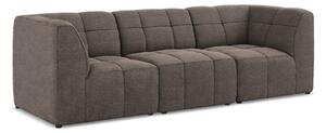 Brązowa sofa z materiału bouclé 255 cm Aloha – Makamii