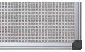 Tekstylna tablica magnetyczna z metalową kratką, 900 x 600 mm