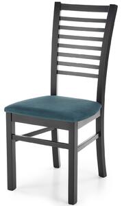 Krzesło z drewnianym oparciem Gerard 6 czarny