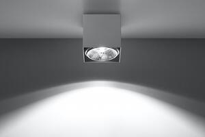 Spot LAMPA sufitowa SOL SL698 metalowa OPRAWA kwadratowy downlight natynkowy biały - biały