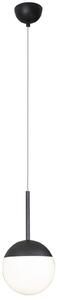 Skandynawska LAMPA wisząca DALLAS P0367 Maxlight metalowa OPRAWA kula ZWIS hygge ball czarny biały