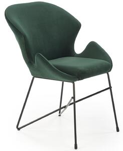 Designerskie krzesło z siedziskiem typu uszak K458