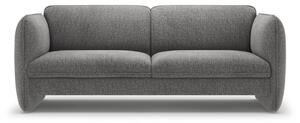 Ciemnoszara sofa z tkaniny szenilowej 204 cm Georgia – Micadoni