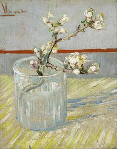 Reprodukcja Sprig of flowering almond in a glass 1888, Vincent van Gogh