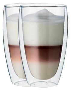 Maxxo „ Cafe Latte“ 2-częściowy zestaw szklanek termo 380 ml