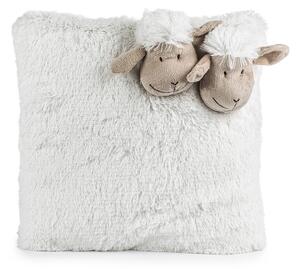 BO-MA Trading Poduszka owieczka biały, 35 x 35 cm
