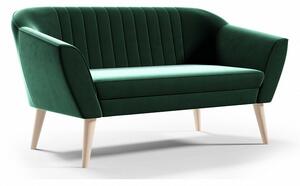 Wygodna sofa tapicerowana PIRS 2 - zielony / R38