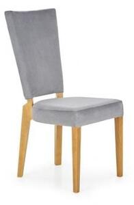 Krzesło ROIS szare/dąb miodowy HALMAR