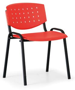 Antares Krzesło konferencyjne TONY, czerwony - kolor konstrucji czarny